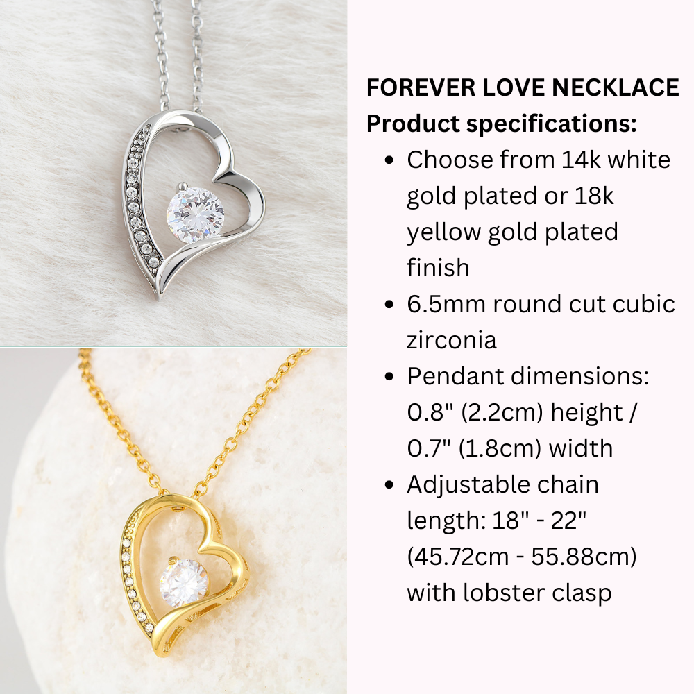 Your Last Everything, To My Soulmate Forever Love Necklace with Rotating Rose Box