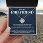 To My Girlfriend Gift, You Were the Reason, Romantic Love Knot Necklace