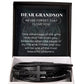 Take Advantage of the Gifts That God Has Given You, To My Grandson Gift, Men's Cross Bracelet