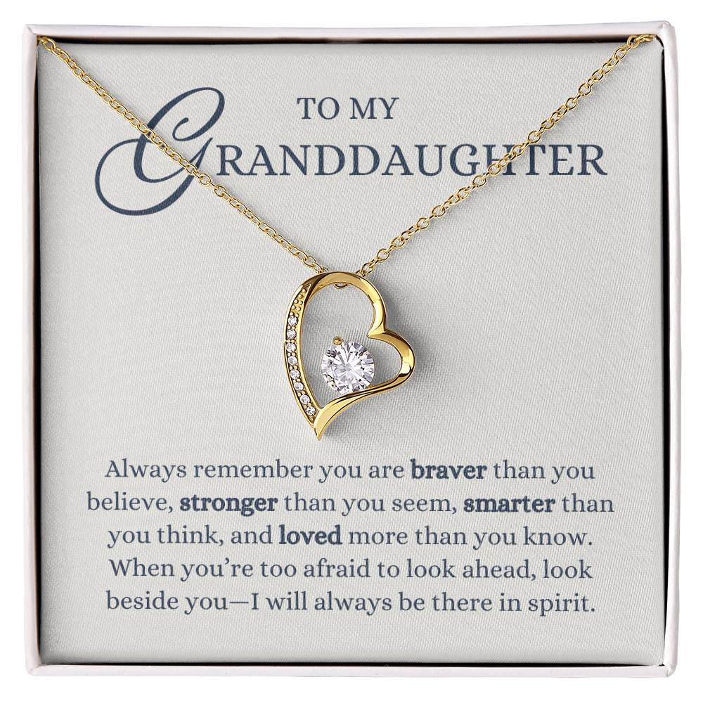 To my Granddaughter Gift from Grandma or Grandpa, Remember You are