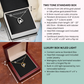 To My Drop Dead Gorgeous Wife Gift From Husband Forever Love Necklace and Earring Set
