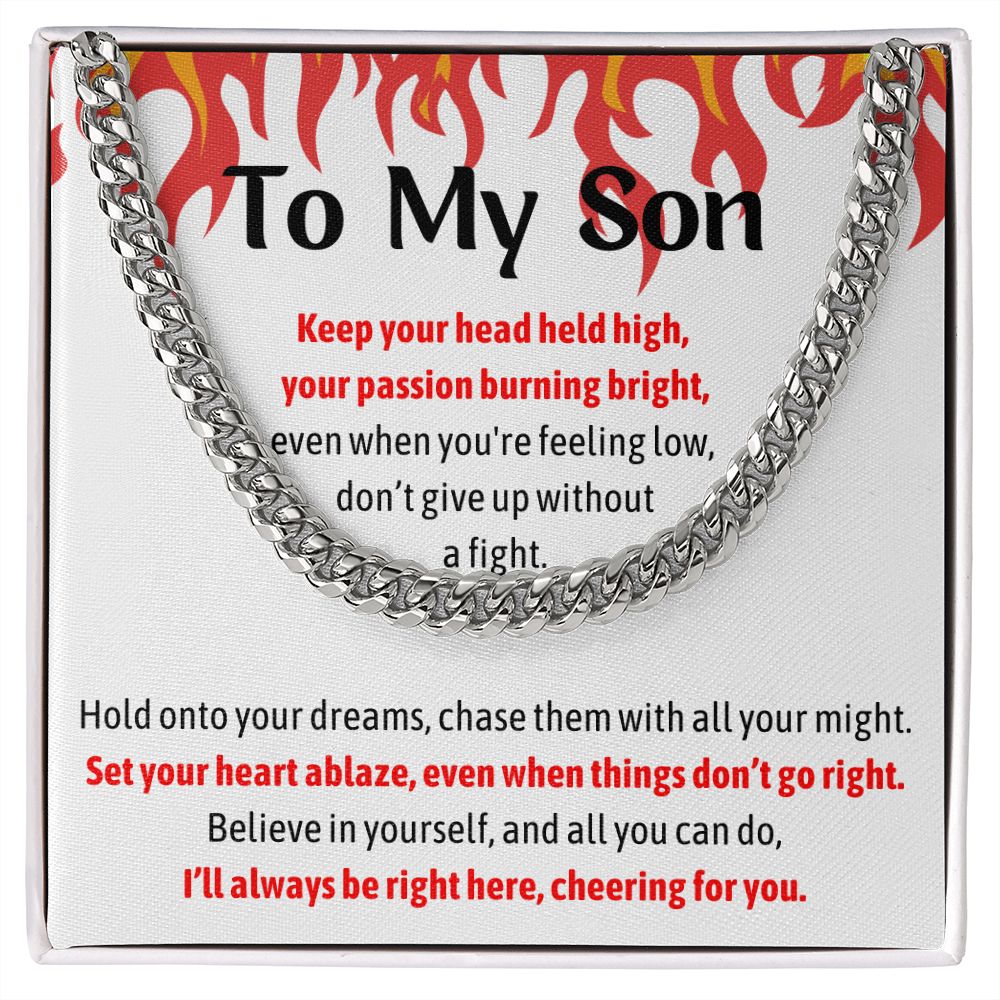  Sentimental Son Gifts From Mom Son Cuban Chain