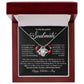 To My Beautiful Soulmate Happy Valentine's Day Love Knot Pendant Necklace