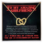 To Girlfriend Gift You are an Extraordinary Eleven Stranger Things Inspired Interlock Heart Necklace