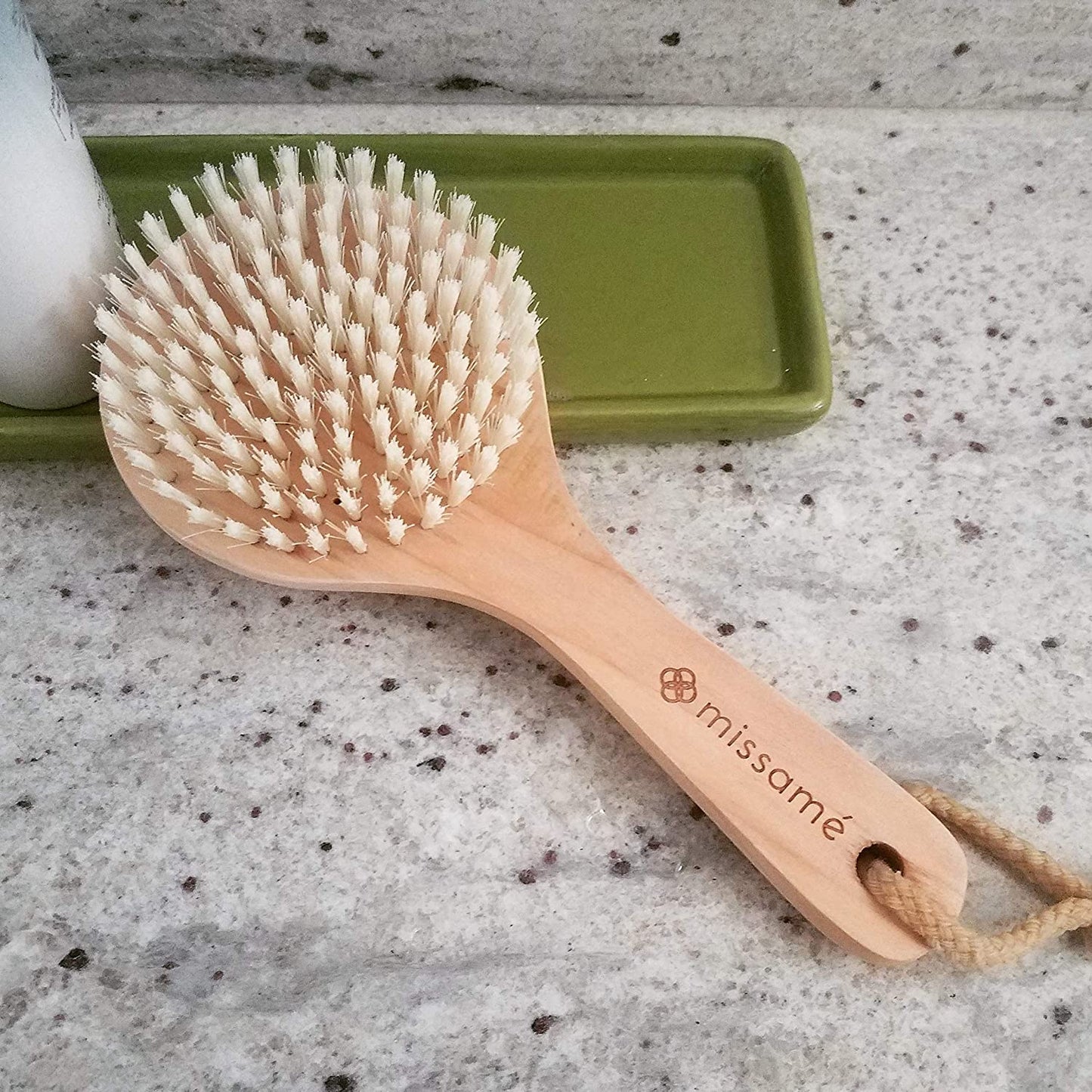 Dry Brushing Skin Brush With Short Handle