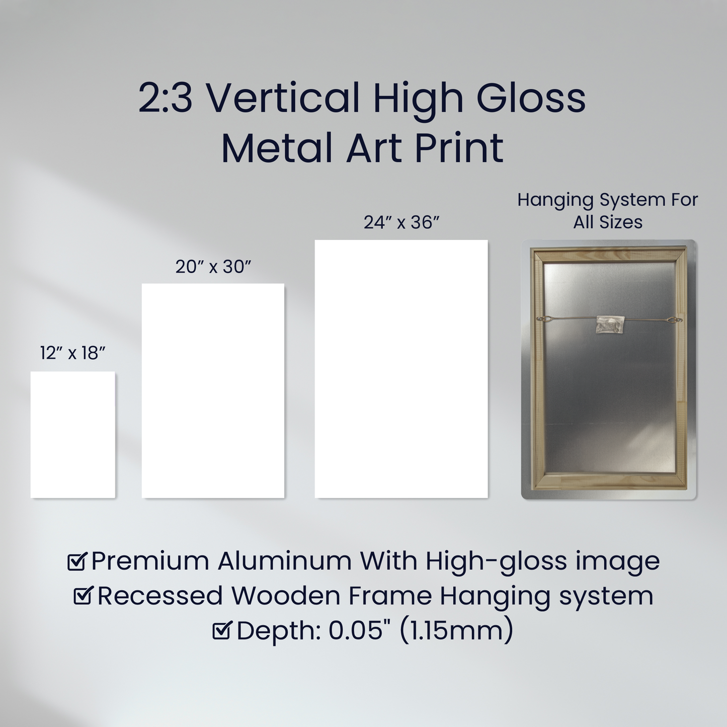 Positive Affirmation Teen Room Decor Vertical High Gloss Metal Art Print