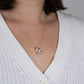 Shine Like a Jewel Forever Love Open Heart Pendant Necklace To My Beautiful Wife