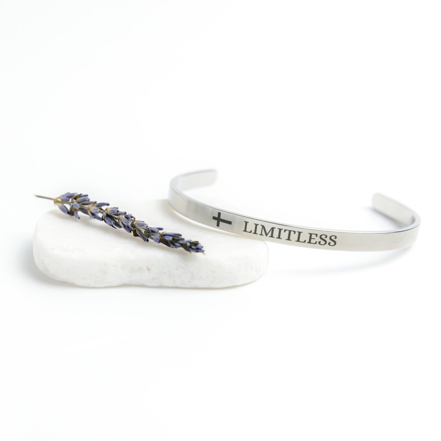Limitless Cross Cuff Bracelet, You are Braver Than You Believe, Christian Jewelry Gift For Her