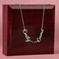 Two or Three Names, Twin Gift, Custom Name Necklace
