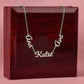 Two or Three Names, Twin Gift, Custom Name Necklace