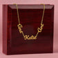 Two or Three Names, Twin Gift, Custom Name Necklace