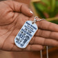 Happy Birthday To My Husband Gift Dog Tag Necklace
