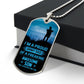 I'm a Proud Army Dad Of A Freaking Awesome Son, Dog Tag Necklace Gift For Father's Day