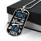 I May Find My Prince But You Will Always Be My King, To Dad Gift Dog Tag Necklace For Father's Day
