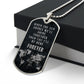 When the Sun Shines We'll Shine Together, Dog Tag Necklace Gift