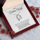 To My Future Wife Gift, For Fiancee Round CZ Forever Love Necklace