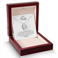 To My Wife Gift, Once in a Lifetime, Round CZ Forever Love Necklace