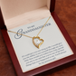 To my Granddaughter Gift from Grandparent, If I Can Give You One Thing, Forever Love Heart Pendant Necklace