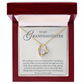 To my Granddaughter Gift from Grandparent, If I Can Give You One Thing, Forever Love Heart Pendant Necklace