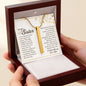 To My Sister Gift, Special Bond 4 Sided Custom Engraved Bar Necklace