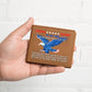 American Eagle To Son Gift, Inspirational Graphic Leather Wallet