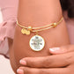 I Will Defend It, Mary Shelley Quote, Engravable Charm Bangle