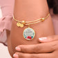 Love is a Great Beautifier, Louisa May Alcott, Little Women Quote, Engravable Charm Bangle