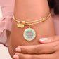 I am under no obligation to make sense to you, Alice in Wonderland, Engravable Charm Bangle