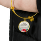 Love is a Great Beautifier, Louisa May Alcott, Little Women Quote, Engravable Charm Bangle
