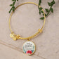 Love is a Great Beautifier, Louisa May Alcott, Little Women Quote, Engravable Charm Bangle