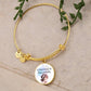 Stronger Than Yesterday, Positive Affirmation Engravable Charm Bangle
