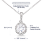 To My Future Wife Gift, For Fiancee Round CZ Eternal Hope Necklace