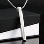 Custom Engraved 4-Sided Stick Bar Necklace