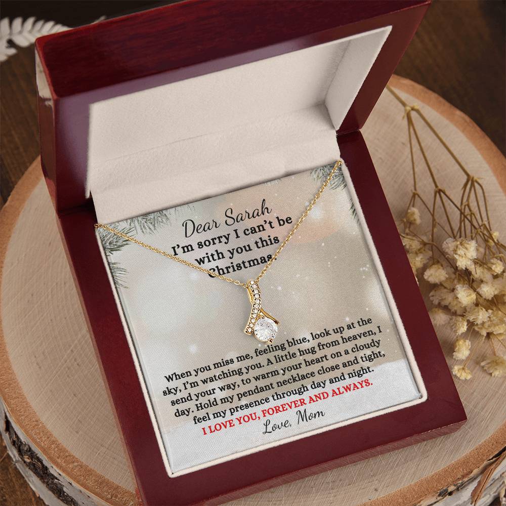 Loved One In Heaven Poem Custom Name Alluring Beauty Pendant Necklace Remembrance Keepsake