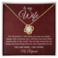 To My Wife Gift,  I Am Yours, No Refund Romantic Love Knot Necklace