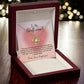 To My Girlfriend Gift The Memories We Made, Romantic Love Knot Necklace