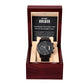 To My Man I Would Love You In a Hundred Lifetimes Black Chronograph Watch For Men