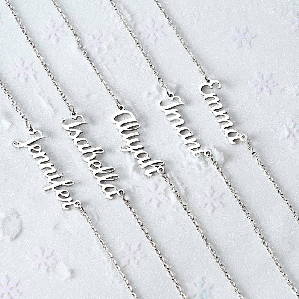 Birthday Full of Woes, Another Year Closer to Death, Custom Name Necklace Gift