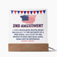 Patriotic 2nd Amendment 4th of July USA Flag Acrylic Plaque Decor