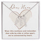To Nana Gift, We're Connected By Heart Custom Multiple Grandchild Name Necklace