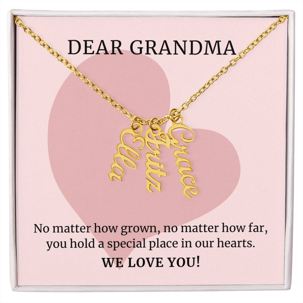 No Matter How Grown, To Grandma Gift, Custom Multi Grandchildren