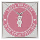 Happy Birthday To The World's Best Mom, Custom Engraved Kid Charm Necklace