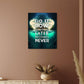 Do It Now Sometimes Later Becomes Never Positive Motivation Room Decor Vertical High Gloss Metal Art Print