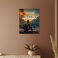 If Your Dreams Don't Scare You Positive Motivation Room Decor Vertical High Gloss Metal Art Print