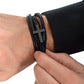 To My Man I Would Love You In a Hundred Lifetimes Men's Cross Bracelet