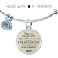 There is no Exquisite Beauty, Francis Bacon Quote, Engravable Charm Bangle