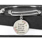 I exist as I am, Walt Whitman Quote, Engravable Charm Bangle