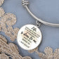 I Will Defend It, Mary Shelley Quote, Engravable Charm Bangle