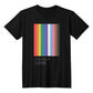 Modern Stripes Colors of Love LGBTQ Gay Pride Unisex T Shirt