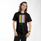 Modern Stripes Colors of Love LGBTQ Gay Pride Unisex T Shirt